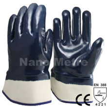 NMSAFETY EN 388 4221 ++A grade Heavy duty dark blue nitrile oil field gloves